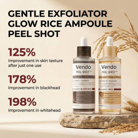 Black Peel Shot Glow Rice Ampoule