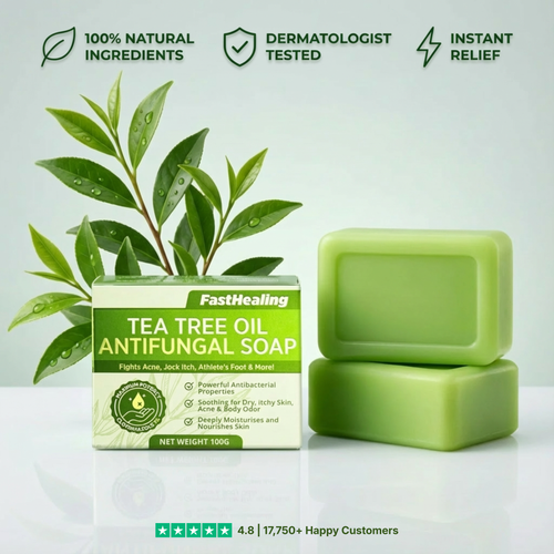 Natural Tea Tree Oil Soap Bar | Vegan Deep Cleansing