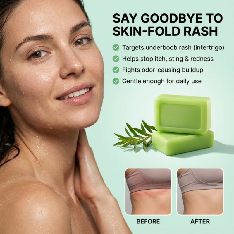 Natural Tea Tree Oil Soap Bar | Vegan Deep Cleansing