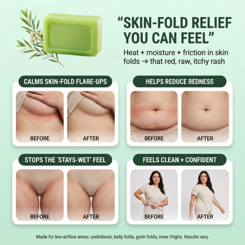 Natural Tea Tree Oil Soap Bar | Vegan Deep Cleansing